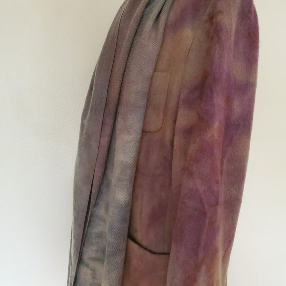 Wool camel Blazer coat Jacket purple 10 12 14 16 XL plus unisex Gray beige - Picture 8 of 15